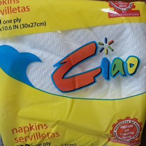 3- CIAO 24/100 - SERVILLETAS - CS 24/100 - 27x30CM